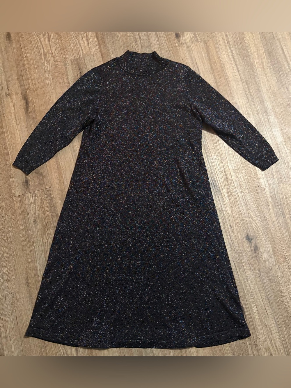 Lane Bryant - Black Stretchy Dress with Sparkles - Size 14/16